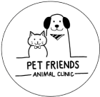 Pet friends animal clinic logo