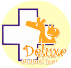 Deluxe animal hospital logo